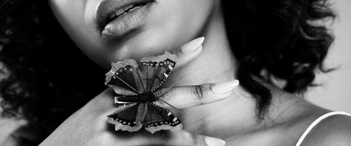 Flutter in Style: Titanium Butterfly Flat Back Cartilage Earring Studs